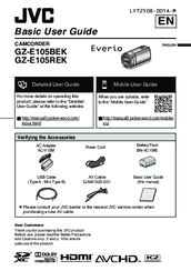 Jvc Everio Gz Hm445 User Manual